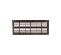 Grille de ventilation extra-plate rectangulaire PB151M brun bronze lames horizontales