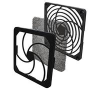 Grille de Ventilation + Filtre à poussière 120x120mm 30ppi 3 Parties Filtre à Visser