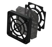 Grille de ventilation + Filtre à poussière 40x40mm 30ppi 3 parties filtre à visser