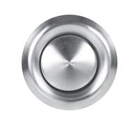 Grille de Ventilation, Grille d'Aération en Acier Inoxydable Bouche d’Extraction Réglable Évent Rond pour Plafond Maison, 3 Tailles(150mm)