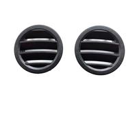 Grille de Ventilation Grille de ventilation centrale avant pour tableau de bord, panneau de sortie pour climatisation centrale, compatible avec Benz W204 C180 C200(Black 2PCS)