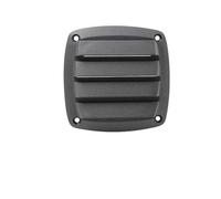 Grille de ventilation, grille de ventilation en plastique for camping-car, yacht, remorque, caravane, montage mural ou plafond (10 cm, noir)(4 Inches Black)