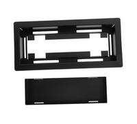 Grille de Ventilation Linéaire Encastrable Métal 4x10 Noir Mat pour Sol