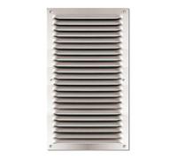 Grille de ventilation métal AUTOGYRE 100x200 mm aluminium anodisé