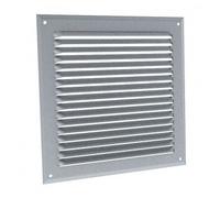 Grille de ventilation naturelle - avec grillage anti-moustiques aluminium anodisé - ANJOS : 6650