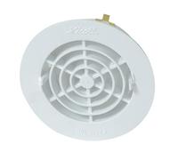 Grille de ventilation - NICOLL - 1FATM100 - Fermeture - À clipser D100mm - Avec moustiquaire