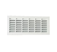 Grille de ventilation - NICOLL - 1PB101 - Rectangulaire extra-plat - 54 x 230 mm - Sans moustiquaire
