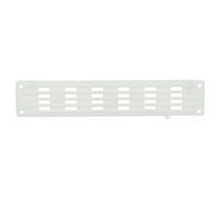 Grille de ventilation NICOLL PF300 blanche rectangulaire à visser