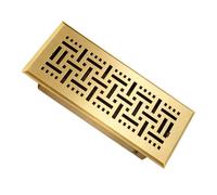 Grille de ventilation noire élégante fabriquée à partir de fer solide pour une meilleure circulation de l'air dans n'importe quelle pièce