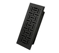 Grille de ventilation noire élégante fabriquée à partir de fer solide pour une meilleure circulation de l'air dans n'importe quelle pièce