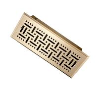 Grille de ventilation noire élégante fabriquée à partir de fer solide pour une meilleure circulation de l'air dans n'importe quelle pièce