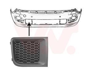 Grille De Ventilation, Pare-Chocs 2126596 VAN WEZEL Pour JEEP