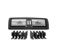 Grille De Ventilation pour Benz Classe R W251 R300 R320 R350 R400 R500 Panneau De Sortie De Grille De Ventilation De Climatiseur Central Avant De Voiture Sortie d'air AC(A Black)