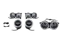 Grille De Ventilation Pour Benz Classe S W222 7/64 Couleurs Voiture Refit LED Lumière Ambiante Aérations Buse 3D Tweeter Haut-Parleur Lecture Plafonnier Ventilation Grille(2014-2017 7color)