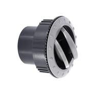 Grille de ventilation pour climatisation sur tableau de bord, sortie d'air - Bouton rotatif rond - Déflecteur de sortie pour toit, voitures, camions, bateaux, yachts