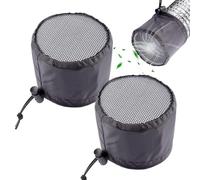 Grille De Ventilation Pour Filtre À Gain - Accessoires De Ventilation Pour Conduits - 2 Pièces Protection Flux d'Air pour Cultures en Serre et Extérieur