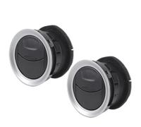 Grille De Ventilation pour Ford pour Fiesta pour Connect 2006-2016 Grille D'aération Diffuseur Sortie De Climatisation 1697430 8A6HAQ18B09 Sortie d'air AC(2*Black)