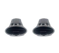 Grille De Ventilation Pour Ford Pour Focus MK2 2005 2006-2013 Buse D'aération Tableau Bord Climatisation De Voiture grille d'aération(Silver 2pcs)