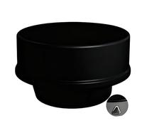 Grille de ventilation pour Intérieur et Extérieur Entrées et Sorties d'air Murales de Plafond, Grilles d'évacuation d'airs, Grille Aeration, Ventilations Hotte(Noir,100mm/3.9inch)