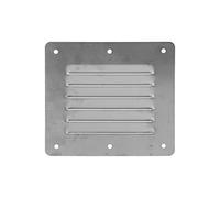 Grille de ventilation rectangulaire en acier inoxydable à persiennes pour bateaux, yachts, caravanes et maisons