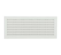 Grille de ventilation rectangulaire noire à encastrer sans moustiquaire NICOLL