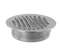 Grille De Ventilation Ronde En Acier Inoxydable, Outil De Ventilation for Conduit Mural Extérieur, Couvercle Coupe-vent Externe, Ventilateur D'échappement, 70-300mm(180mm)