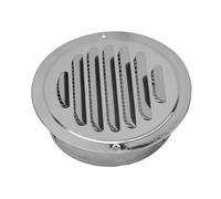 Grille De Ventilation Ronde En Acier Inoxydable, Outil De Ventilation for Conduit Mural Extérieur, Couvercle Coupe-vent Externe, Ventilateur D'échappement, 70-300mm(120mm)