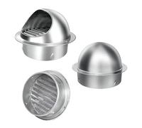 Grille De Ventilation Ronde En Acier Inoxydable - Pour Mur Extérieur - Résistante Aux Intempéries - Favorise La Circulation De L'air - Plusieurs Tailles(Metallic,170mm)