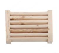 Grille de Ventilation Sauna en pour bois 26x16cm - Entrée d'Air Réglable pour Saunas Traditionnels - Aération Intérieure Haute Température - Kit Complet avec