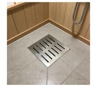 Grille de vidange de lavabo d'extérieur robuste pour un drainage rapide de l'eau dans les jardins et les douches, entretien facile