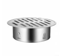 Grille de vidange de sol en acier inoxydable avec grand design creux, s'adapte aux tuyaux de vidange de 50 mm à 200 mm, installation facile pour les canalisations extérieures et intérieures (50 mm)