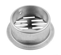 Grille de vidange de sol en acier inoxydable, manchon de drainage de toit rond pour extérieur, jardin, balcon, cour, cache-filtre anti-encrassement, insert de tuyau en PVC (tube de 110 mm)