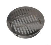Grille de vidange de sol en acier inoxydable pour toit extérieur, balcon, jardin - Manchon de tuyau en PVC de type - 50 mm à 200 mm de diamètre - Format creux anti-encrassement (tube de 200 mm)
