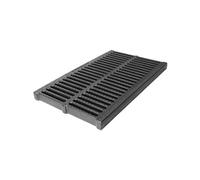 Grille de vidange de tranchée en plastique polymère, couvercle de vidange de canal robuste, crépine de Drainage en polymère for Garage(50 * 25 * 3cm)