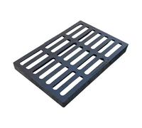 Grille de vidange d'extérieur en fonte résistante aux intempéries pour drainage pluvial de garage