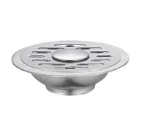 Grille de vidange en acier inoxydable, 2 pièces, for des performances fiables dans tous les climats, noyau d'égout sol 10cm(9.8x2.6cm Double)