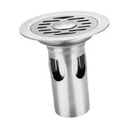 Grille de vidange en acier inoxydable, 2 pièces, for des performances fiables dans tous les climats, noyau d'égout sol 10cm(9.8x10.5cm Double)