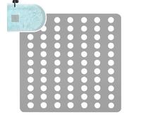 Grille de vidange en acier inoxydable : couvercle de passoire d'évier de sol avec design en maille carrée pour douche, jardin, espace extérieur | Filtre de drainage en métal durable pour piège