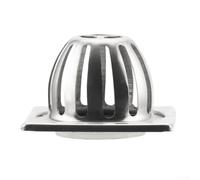 Grille de vidange en métal antirouille pour une utilisation en extérieur | Bloque les débris de rats, design anti-obstruction, s'adapte aux tuyaux de 10,2 cm, utilisation extérieure sur le toit du
