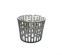 Grille de vidange latérale en acier inoxydable de 110 mm pour drainage de toit et balcon avec résistance prouvée aux intempéries et à l'usure physique