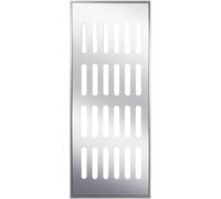 Grille de vidange robuste en acier inoxydable 350 x 350 mm - Solution de drainage de tranchée pour garage, jardin et système de gestion efficace de l'eau de pluie