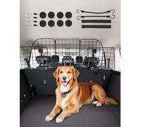 Grille de voiture pour chiens VEVOR, Grille de séparation réglable pour chiens (972 x 408 mm), Grille pour animaux domestiques en treillis métallique, Grille de voiture universelle pour SUV Trucks