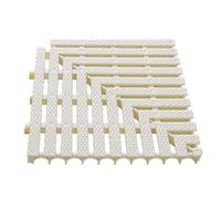 Grille Débordement Drainage Piscine, Filtre Protection Gouttière Drainage Plastique D'épissage ABS, Couvercle Vidange De Douche, Allées Patios Terrasse Grille Drainage ( Color : 25x25CM/9.85x9.85in ,