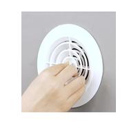 Grille décorative d'entrée et de sortie d'air intérieure for climatisation centrale, avec maille de ventilation, for de chauffage, ventilation et climatisation (CVC)(Milk,150mm/5.9",Disc)