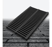 Grille d'égout en résine et plastique robuste - Filtre de vidange amovible et antidérapant - Grille de vidange pour allée - Grilles de drainage des eaux pluviales durables pour un drainage efficace