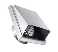 Grille d'évacuation d'air en acier inoxydable pour grille d'aération carrée