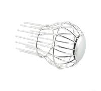 Grille d'évacuation de toit en acier inoxydable 304 avec design anti-blocage pour une protection contre les débris, la mousse et la saleté pour maintenir l'efficacité du drainage (75 mm)