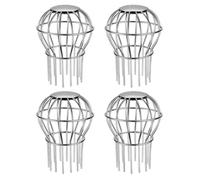 Grille d'évacuation de toit en acier inoxydable 304, protection anti-blocage pour gouttière, feuilles, débris et limon, tailles 50 mm/75 mm/110 mm/160 mm