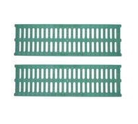 Grille D'évacuation des Eaux Pluviales 2 Pièces | Structure à Grille Unique, Drainage Rapide et Léger, pour Égouts, Drains de Sol, Garage et Salle de Bain