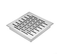 Grille d'évacuation en acier inoxydable avec cadre intégré pour l'aménagement paysager et le développement urbain Antidérapante Fonctionne bien dans les endroits très humides (300 x 300 x 20 x 2)